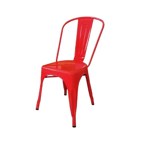 Silla Tolix 45X45X85 Cm Rojo Kuma Home