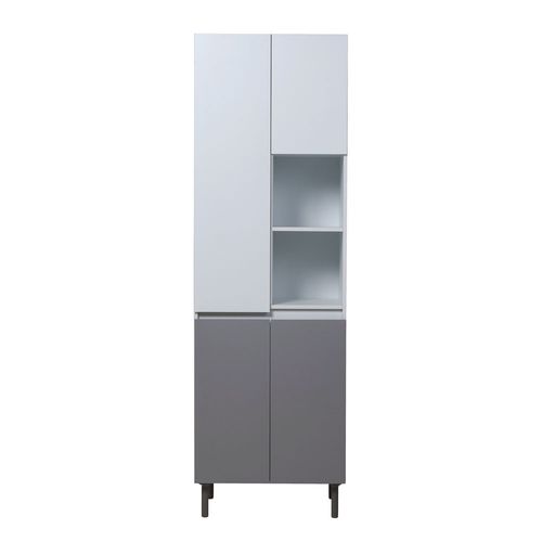 Despensero Livorno 60Cm 4P Gris Polar Ricchezze