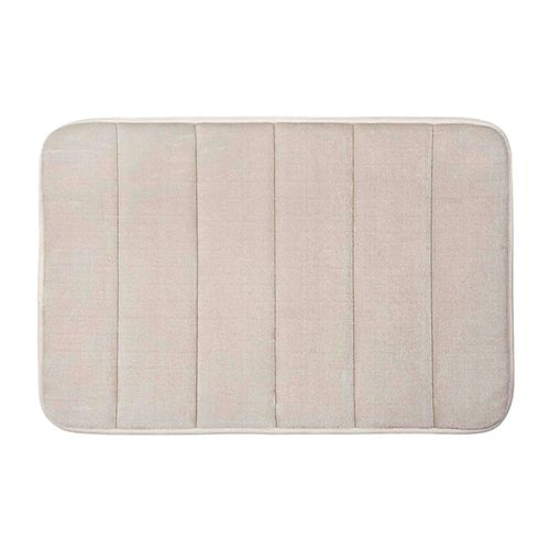 Alfombra De Baño Memory Linea Gris 40X60Cm Helles Haus