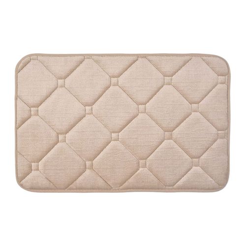 Alfombra De Baño Memory Formas Beige 40X60 Helles Haus