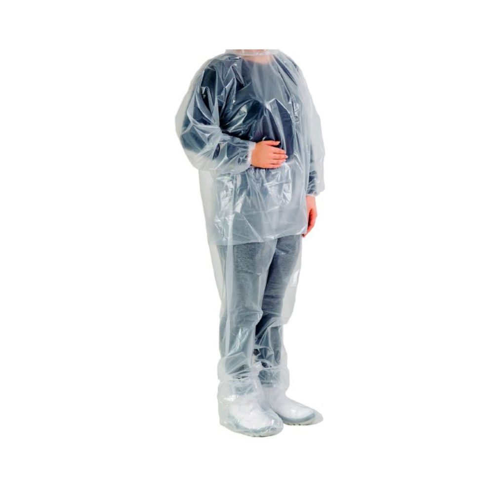 Conjunto Impermeable Acetato de Vinilo Talle XXL Transparente Randon