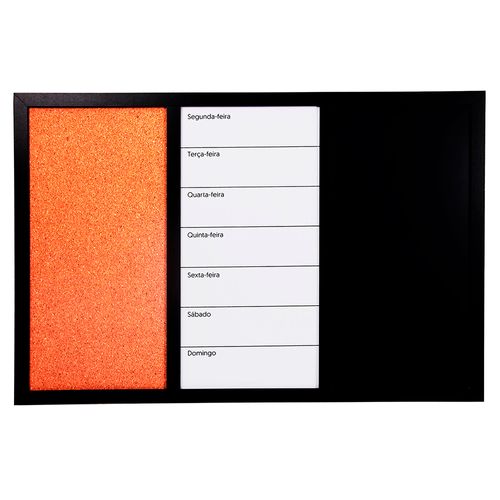 Pizarra planner triple 40x60 cm Cotidiana