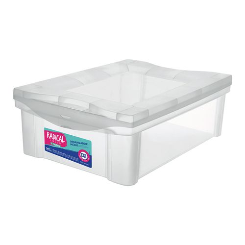 Caja Organizadora 13.5 L Cristal Ordene