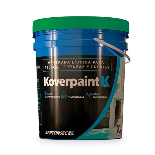 Membrana Líquida Koverpaint Verde 20 Kg Kartonsec