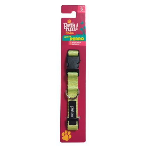 Collar para perro verde talle S Pet'S Fun