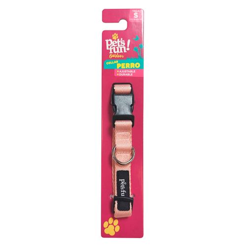 Collar para perro rosa talle S Pet'S Fun