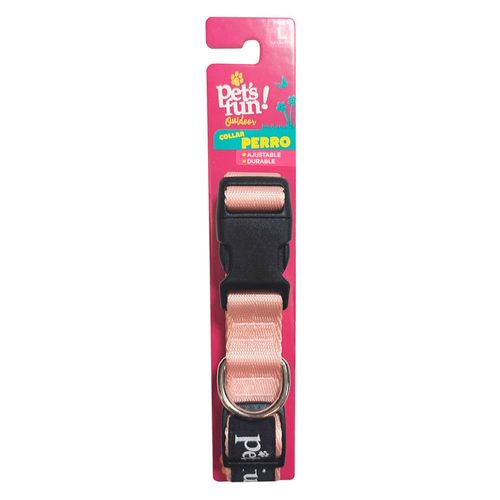 Collar para perro rosa talle L Pet'S Fun