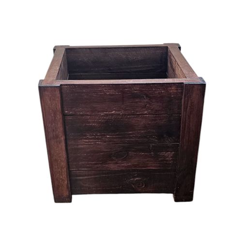 Maceta Madera Cuadrada Grande 35X35 Cm Plegarte