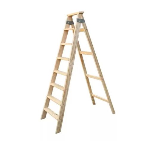 Escalera Familiar 8 Escalones Madera De Pino Map