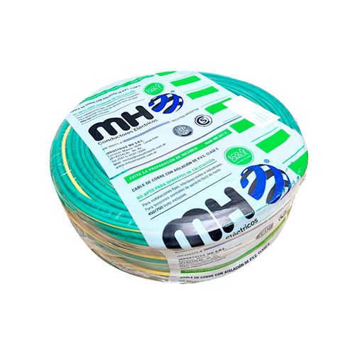 Cable Unipolar 2.50 Verde Y Amarillo X 50 M Industrias MH