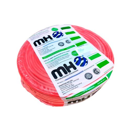 Cable Unipolar 2.50 Rojo X 50 M Industrias Mh