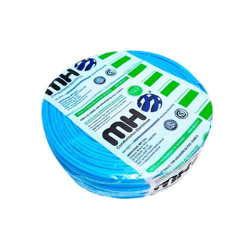 Cable Unipolar 2.50 Celeste X 50 M Industrias Mh