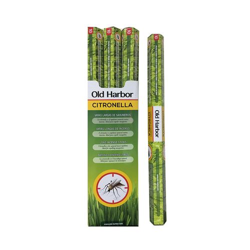 Sahumerio Grande Con Citronella X 10 U Old Harbor
