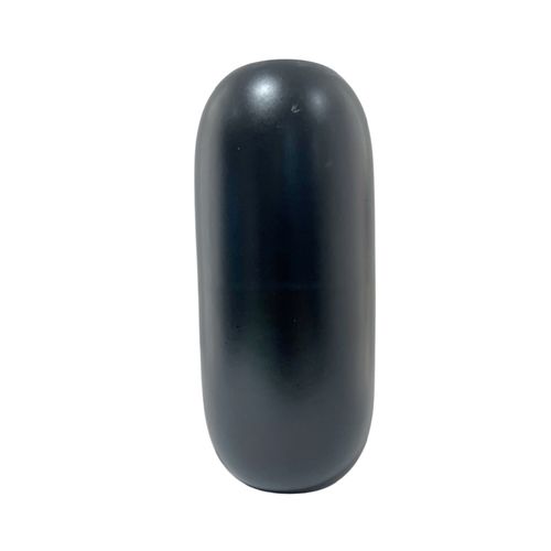 Florero Liso Grande Negro Opaco Petris