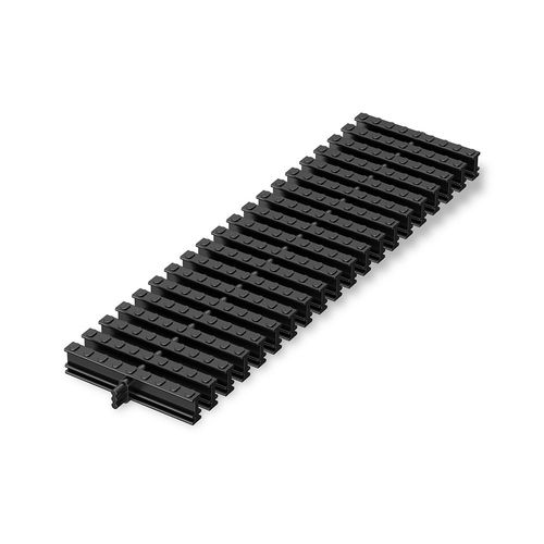 Rejilla Flex 10X50 Cm Negra Waterplast