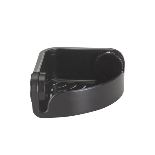 Organizador Baño Esquinero Succión Negro Arthi