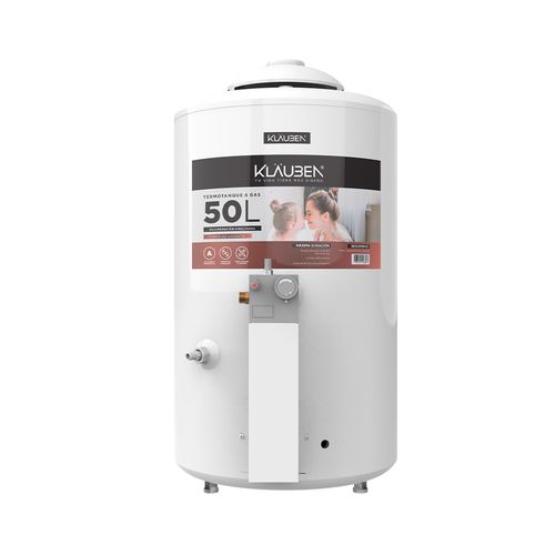 Termotanque A Gas 50 L RS MG Blanco Klauben