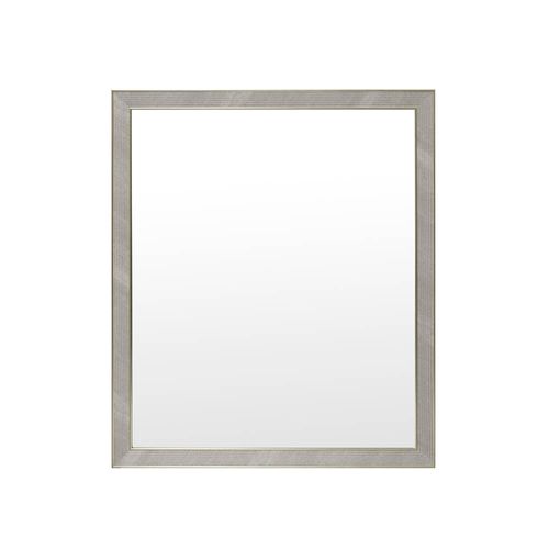 Espejo De Pared 50X60 Cm Marco Acanalado Borde Dorado Suka