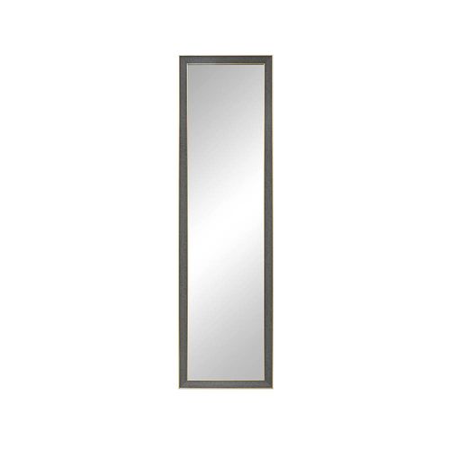 Espejo Para Puerta 30X120Cm Marco Acanalado Borde Dorado Suka
