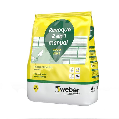 Revoque Mix Interior X 5 Kg Weber