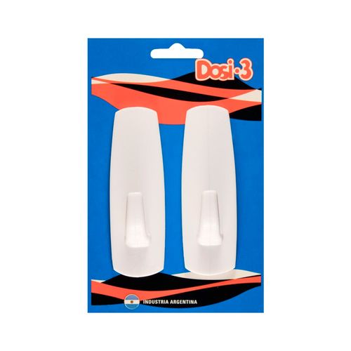 Percha Larga X 2 Alto Impacto Blanco Dosi 3