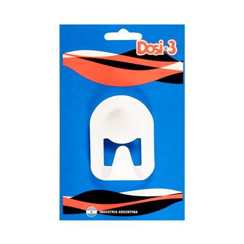 Percha Capilla Grande Alto Impacto Blanco Dosi 3