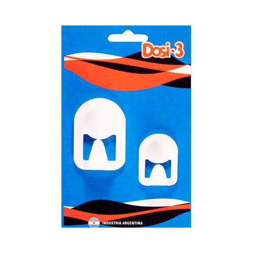 Percha Capilla Grande+Chica Alto Impacto Blanco Dosi 3