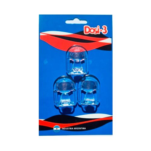 Percha Capilla Chico X 3 Cristal Transparente Dosi 3