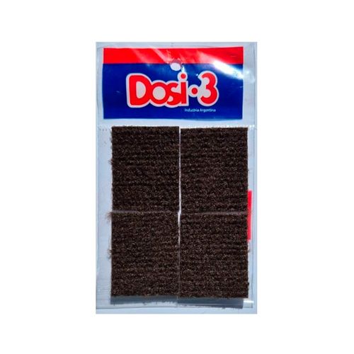 Fieltro Rectangular X 4 Boucle Punzonado Surtido Dosi 3