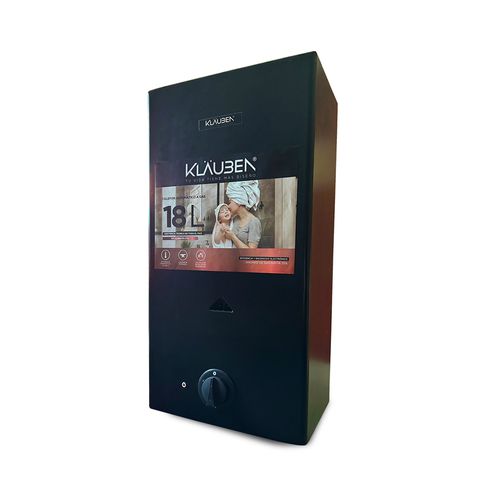 Calefón 18 L Super Automático Negro Klauben