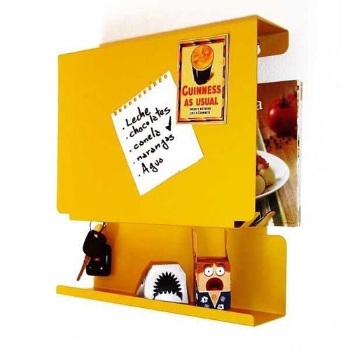 organizador imanes llaves amarillo