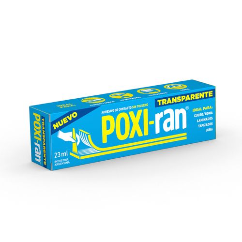 Adhesivo De Contacto Transparente 23 Ml Poxiran