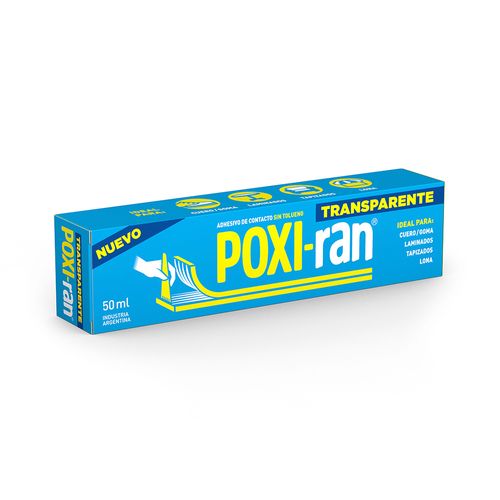Adhesivo De Contacto Transparente 50 Ml Poxiran