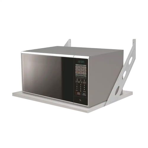 Kit Estante De Melamina Con Soporte Blanco 36X52 Cm Sc Metalúrgica