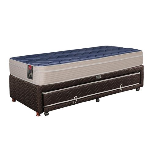 Sommier S5 Cama Adic Y Colchón Mcb115 90X190 Choco Springwall