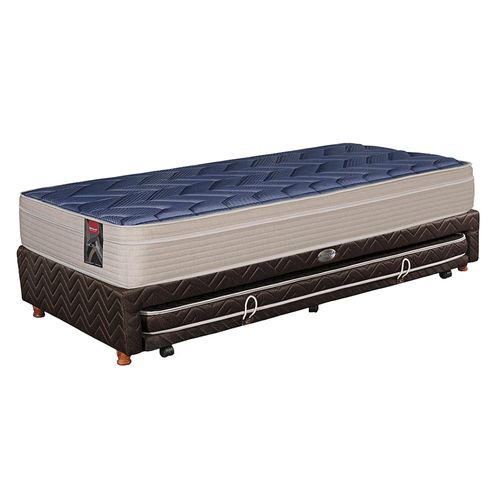 Sommier Duo Cama Adic Y Colchón Mcb115 90X190 Choco Springwall