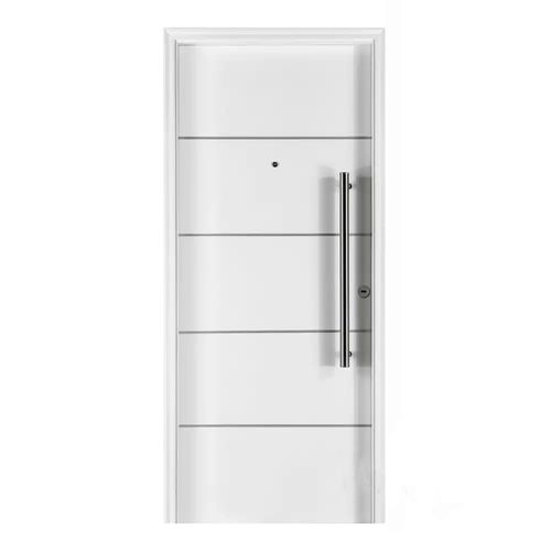Puerta Izquierda 5 Tableros Blanca 200X80 Cm Oblak