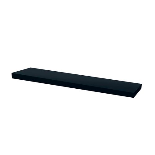 Estante Flotante 120 X 25 Negro Sc Metalurgica