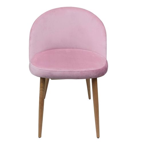 Silla Gabrielle rosa 76x53x54 cm M+Design