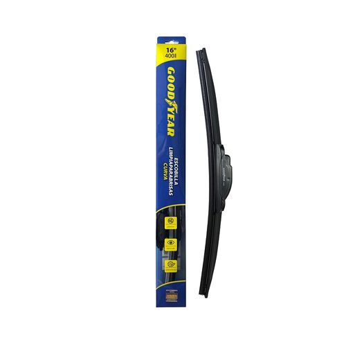 Escobilla Curva 16" Con Adaptador Negra Goodyear