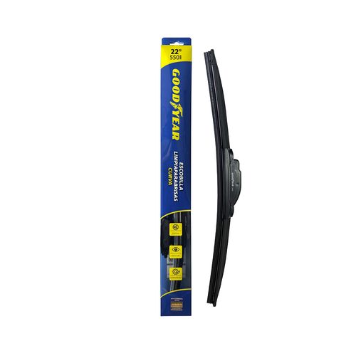 Escobilla Curva 22" Con Adaptador Negra Goodyear