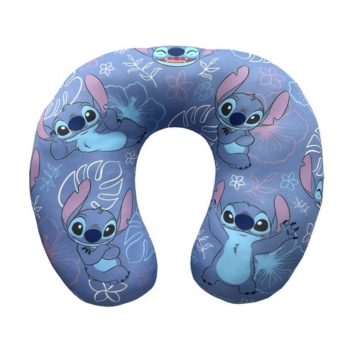 almohadon cuello de viaje disney stitch