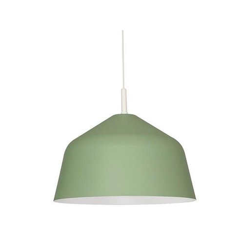 Colgante Nórdico Chapa 1L E27 Verde ´Pastel Faroluz