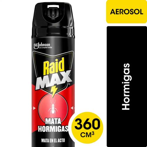 Insecticida en Aerosol Mata Hormigas Max 360 Cc Raid