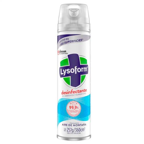 Desinfectante de Ambiente Aerosol Aire de Montaña 360 Ml Lysoform