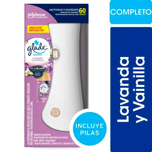 Repuesto Aromatizador Automático Lavanda-Vainilla 175 Cc Glade