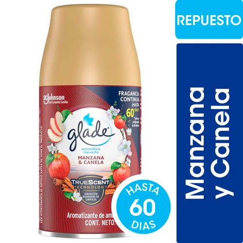 Repuesto Aromatizador Automático Manzana-Canela 175 Cc Glade