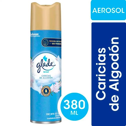 Aerosol Aromatizante de Ambientes Caricias Algodón 380 Ml Glade