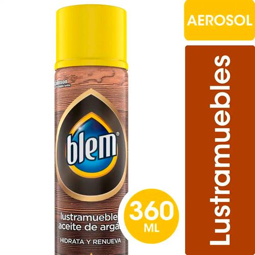 Lustramuebles Aerosol Madera Aceite De Argán 360 Cc Blem