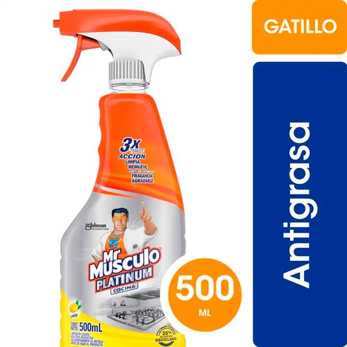 Limpiador de Cocina Extra Power Limón 500 Ml Mr Músculo